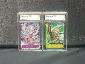 One Piece - 2 Card - One Piece - Monkey D. luffy and Zoro