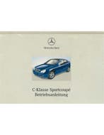 2000 MERCEDES BENZ C KLASSE SPORTCOUPE HARDCOVER INSTRUCTI.., Ophalen of Verzenden