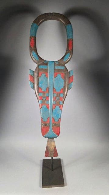 Masque en bois et fer forgé - Douala - Cameroun (Sans prix
