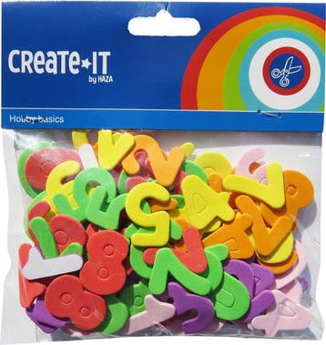 Foam Cijfers 100st, Hobby en Vrije tijd, Verzenden, Nieuw