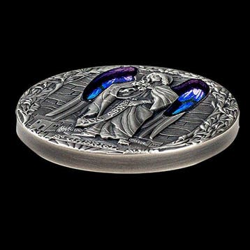 Cameroun. 2000 Francs 2020 Archangel Gabriel 2 Oz (.999)