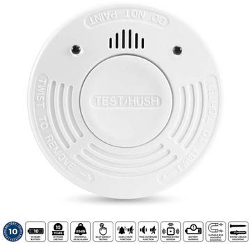 Alecto Rookmelder SD1010 - Brandmelder met batterij voor 10, Doe-het-zelf en Bouw, Verzenden, Nieuw