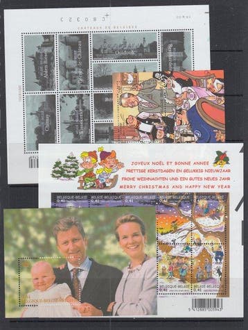 België 2002 - volledig jaar 2002 met blokken en boekje