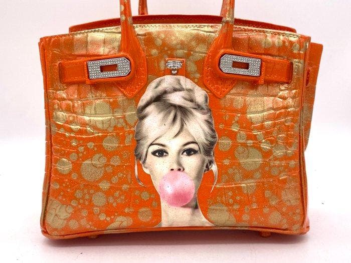 MVR - Luxury Bag Birkin - Brigitte Bardot Bubblegum, Antiek en Kunst, Kunst | Designobjecten