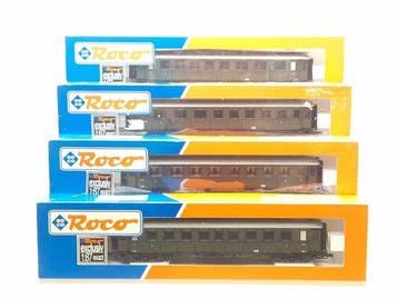 Roco H0 - 44536/44539 - Wagon de passagers pour trains, Nieuw