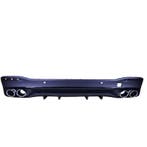 Diffuser voor mercedes gle w167 2019+ chrome ronde uitlaatsi, Auto-onderdelen, Nieuw