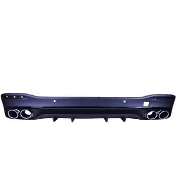 Diffuser voor mercedes gle w167 2019+ chrome ronde uitlaatsi, Nieuw