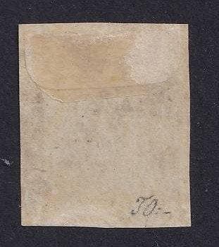 België 1866 - Kleine leeuw - 1c grijs ongetand met 4 mooie, Gestempeld