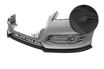 Cup spoilerlip voor Audi S3 (8P/8PA) CSL890-M, Verzenden