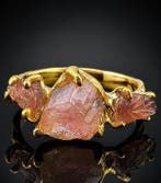 Toermalijn - Zilver - Ring - Organische Gloed, Verzamelen