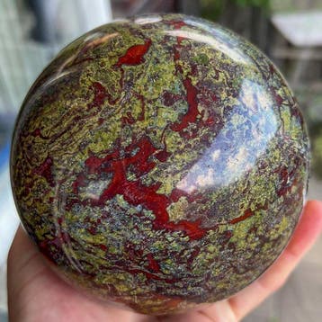 Draakbloed Drakenbloed Grote Kwaliteitsbol - Hoogte: 13.1 cm