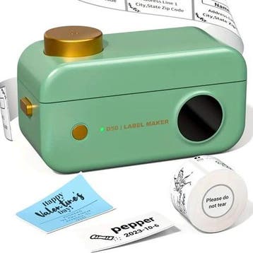 Labelprinter groene phomemo d50 labelmaker 20-24mm incl, Nieuw
