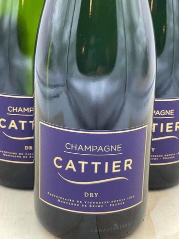 Cattier, Dry - Champagne - 6 Flessen (0.75 liter), Verzamelen, Nieuw