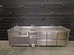 Koelwerkbank | RVS | 6 lades | 275 cm | 230V | horeca, Gebruikt, Koelen en Vriezen