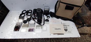 Konica, Sigma, Philips FS-1 + lenzen, tas en accessoires !, Nieuw
