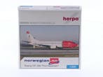 Schaal 1:500 Herpa 505680 Boeing 737-300 Norwegian Air Sh..., Ophalen of Verzenden, Zo goed als nieuw