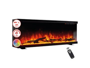 Veiling - Elektrische haard LEA - Elektrische 3-in-1 haard -, Huis en Inrichting, Haarden, Nieuw
