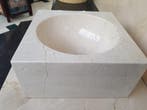 Evier massif marbre 30x30x14,5 cm liquidation stock, Bricolage & Construction, Ophalen, Neuf, Pierre, Lavabo