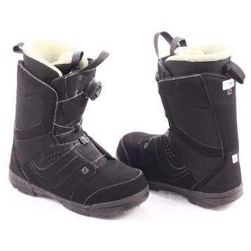 40 41 snowboard schoenen SALOMON PEARL BOA, gold liner, blac, Verzenden