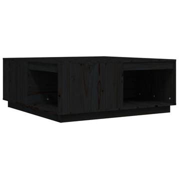 Table basse pin noir 100x101cm - Retour client -47%, Maison & Meubles, Verzenden, Trendy