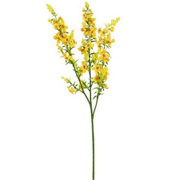 Kattenmunt Geel Zijdenbloem 75 cm per stuk, Maison & Meubles, Accessoires pour la Maison | Plantes & Fleurs artificielles
