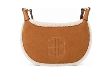 Laurent David Schoudertas Bruin, Handtassen en Accessoires, Tassen | Damestassen, Verzenden, Zo goed als nieuw, Bruin