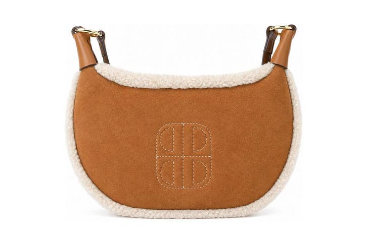 Laurent David Schoudertas Bruin, Handtassen en Accessoires, Tassen | Damestassen, Bruin, Zo goed als nieuw, Verzenden