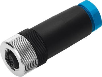 Festo Prise Mâle 4-Pins Forme A M12x1 IP67 - 18495, Verzenden