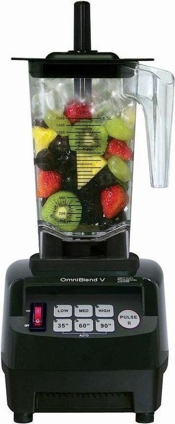 OmniBlend V TM-800A Blender 1.5 L - Zwart, Verzenden, Zo goed als nieuw