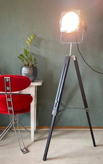 Fargo Manufacturing Company - Lamp - Vintage Theaterspot -, Antiek en Kunst