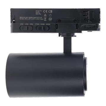 3-FASE RAILSPOT | ROSALIN | 10W-20W-30W | ZWART | DIMBAAR |, Verzenden