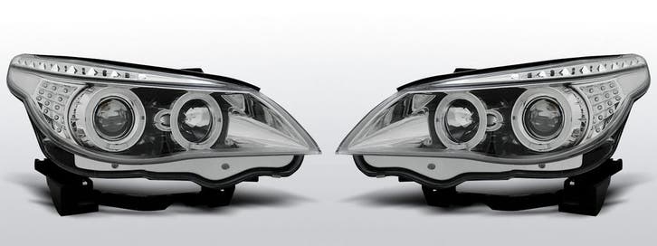 Koplampen Angel Eyes |geschikt voor BMW 5 Series E60/E61 200, Auto-onderdelen, Verlichting, Nieuw, BMW, Verzenden