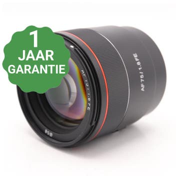 10% korting | Samyang 75mm F/1.8 AF Sony FE | Tweedehands, Verzenden