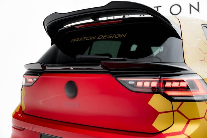 Achterklep Spoiler Extension 3D voor VW Golf 8 R GTE GTI GTD, Auto diversen, Tuning en Styling, Ophalen of Verzenden