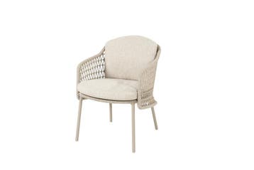 4 Seasons Outdoor Puccini tuinstoel latte |, Nieuw