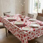 BA175 - Tissu Mer Rouge – Coquillages et hippocampes - Tissu, Antiek en Kunst, Antiek | Tapijten, Tafelkleden en Textiel