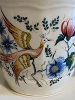 Sarreguemines - Koffieservies (12) - Loiseau bleu -