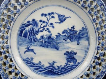 Bord - Porselein - Kangxi 1662-1722