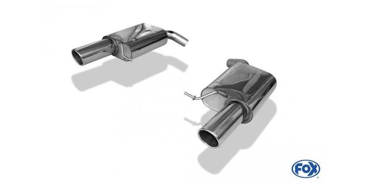 FOX VW Passat 3C 4-Motion - R36 einddemper rechts/links - 1x, Autos : Pièces & Accessoires, Systèmes d'échappement, Envoi