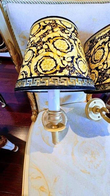 Laudarte Srl. - Gianni Versace - Lampe (2) - Bronze doré