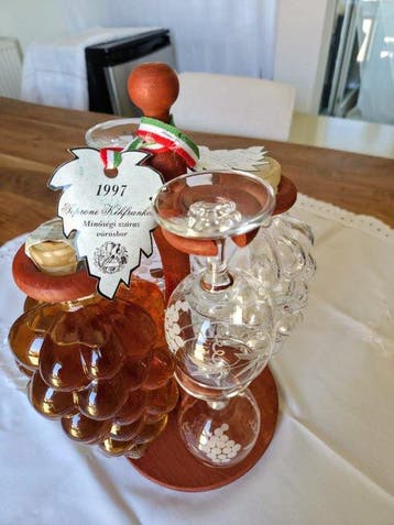 Vintage Tisch-Karussell Likörset / Weinset – 2
