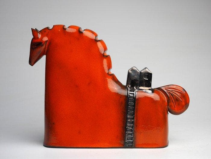 Urszula Despet - Orange Trojan Horse, Antiek en Kunst, Kunst | Designobjecten