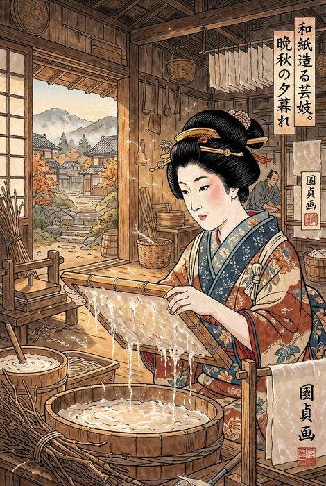 The Washi Artisan - Ukiyo-e Pop Art - Gesigneerd en, Antiek en Kunst, Kunst | Designobjecten