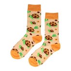 Sokken katoen - Schildpad print - oranje - maat 36-43, Kleding | Dames, Nieuw