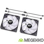 Thermaltake CT120 ARGB Sync Ventilator 12 cm Zwart 2 stuk(s), Verzenden
