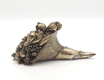 Miniatuur figuur - Grande Cornucopia - 800 zilver geplateerd
