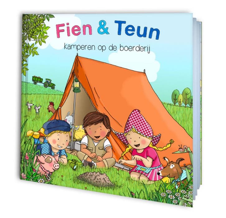 Kamperen op de boerderij / Fien & Teun / 5 9789493121010, Boeken, Kinderboeken | Kleuters, Zo goed als nieuw, Verzenden