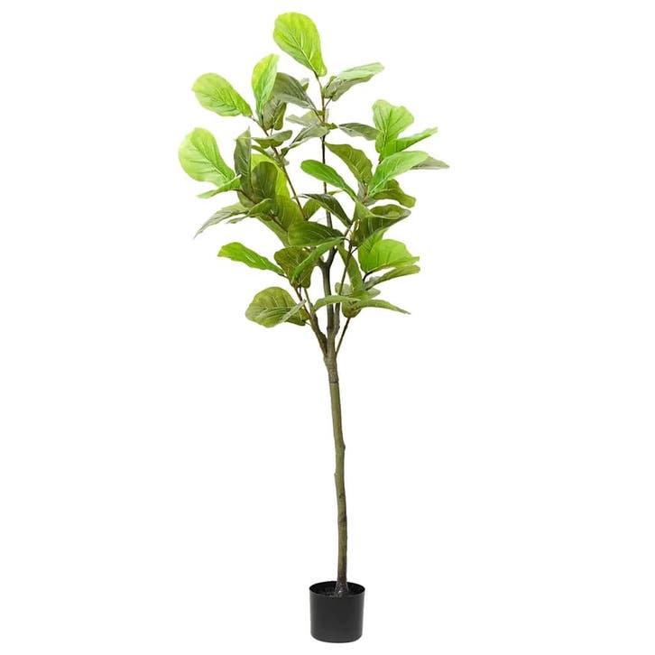 vidaXL Kunstfuxus boom 48 blaadjes 165 cm groen, Huis en Inrichting, Woonaccessoires | Kunstplanten en Kunstbloemen, Nieuw, Verzenden