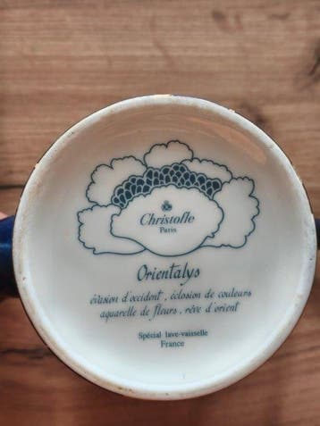 Christofle - Ontbijtservies (6) - Orientalys - Porselein