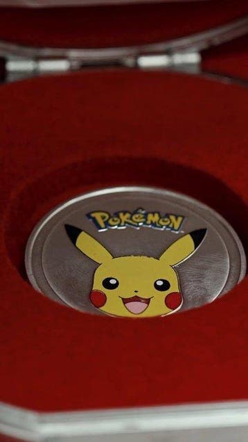 1 Box - Medaglia Argento Pokéball